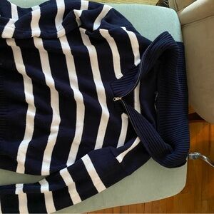 English Factory Deep Blue Knit Top